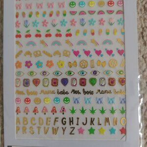 NEW Deco Miami Nail Art Stickers Alison Lou design